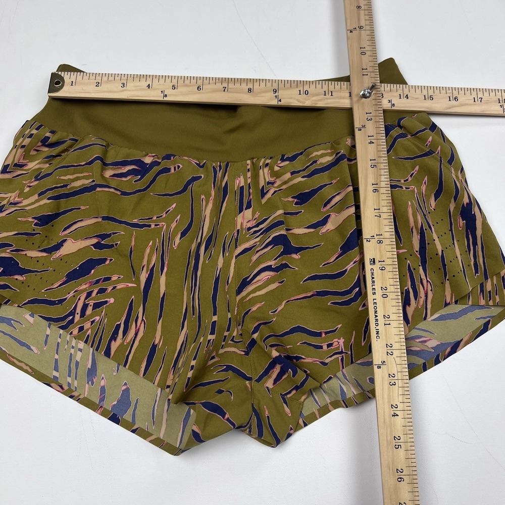 Joy Lab Green And Purple Print Shorts‎ Women's Size Medium - Picture 6 of 10